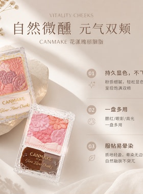 井田花瓣腮红五色日本原装正品