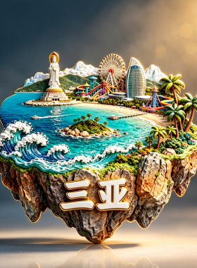 新款金属浮雕磁性冰箱贴