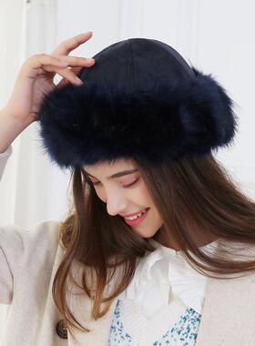 俄罗斯帽子 plus velvet thick warm hat winter fur snow cap