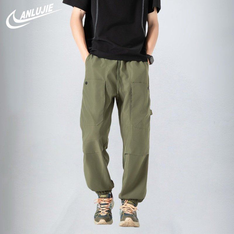 ANLUJIE 情侣三防伞兵裤美式机能防水大码加厚男女冲锋裤长裤,淘宝优惠券,粉丝福利购,淘宝优惠卷
