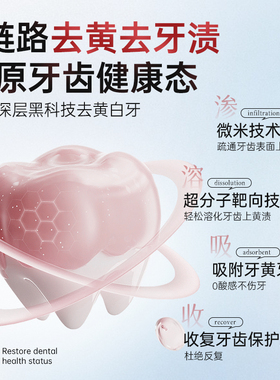 美白牙贴去黄变白炫白牙膜贴片