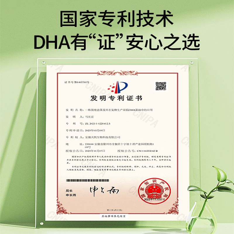 助益生 儿童dha婴幼儿藻油0-6个月以上-3岁宝宝DHA含ARA 120mg/粒 - 图2