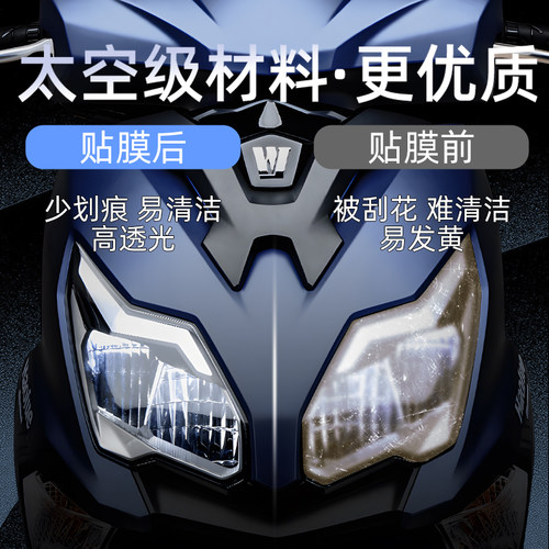 豪爵afr125专用仪表膜钢化膜防雨仪表盘贴膜配件大全改装件保护膜 - 图3