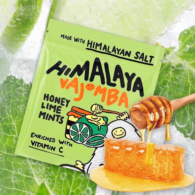 大马碧富马来西亚进口薄荷糖咸柠檬味清凉提神himalaya润喉糖果 - 图1