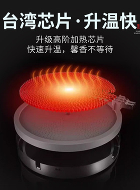 家用室内可调温定时电子香炉檀香炉创意精油炉插电香薰炉熏香炉