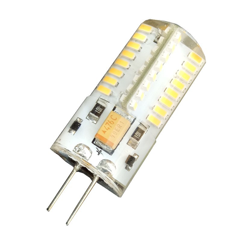 led g4灯珠电珠插泡220v 12vled3w超亮小灯珠电珠二针插脚灯泡-图0