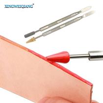 DIY Handmade Side Oil Pen Dual-use Oil Side Pen Viscose Water Rolling Edge Oil Seal Edge Tool Leather Tool With Bearings