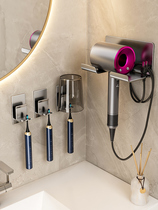 Toothbrush Shelf Shelf-Free Toilet Wall-mounted Gargling Cup Tooth Cup Rack Electric