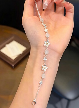 莫离茉莉花手链精致高级感手串