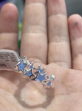 小众设计ins冷淡风多巴胺开口可调节星星戒指韩系百搭可爱ins风女