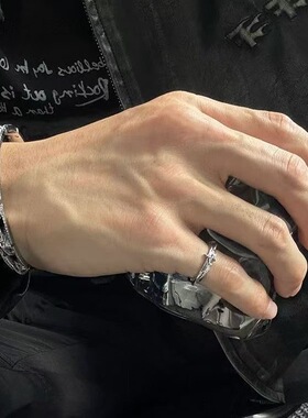 绷带原创系列尾戒男女小众设计感冷淡风小指戒指高级感可调节指环