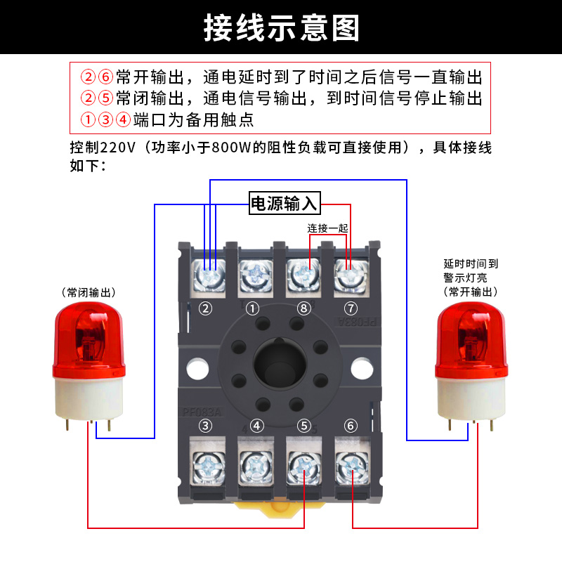 DH48S-S数显循环时间继电器380V24V12v220V小型可调延时继电器 - 图1