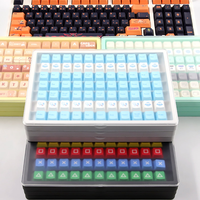 键帽收纳盒展示防尘叠加个性机磁轴械键盘锄盒原厂XDA键帽收纳盒,淘宝优惠券,粉丝福利购,淘宝优惠卷