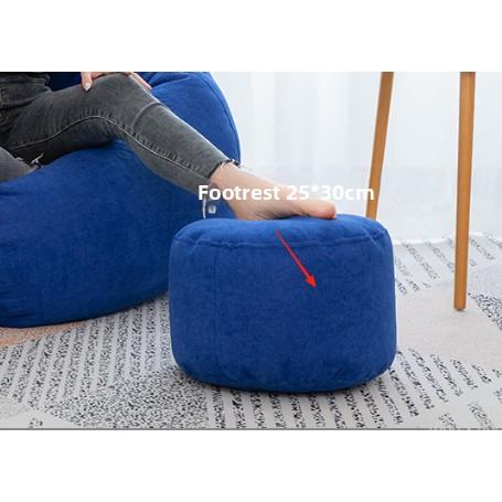 懒人沙发豆袋 布艺沙发bean bag 单人沙发椅布艺 beanbag sofa - 图1