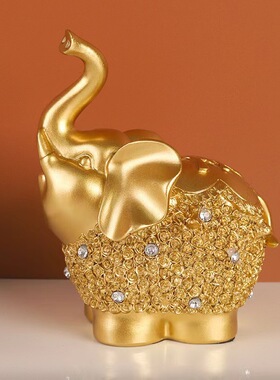 大象摆件客厅酒柜电视柜创意家居玄关软装饰品乔迁新居礼品办公室