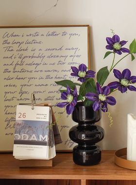 仿真花束家居客厅装饰插花瓶摆件