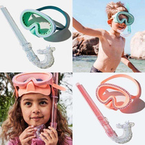  Special swimming goggles waterproof and anti-fog high-definition swimming suit diving training equipped with no-head diving mirror large