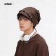 Cold Hat Planet Autumn and Winter Leather Baotou Pile Hat Shows Your Face