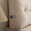 Triangular bedside cushion, large backrest, bed cushion, waist cushion, tatami, bay window, living room, soft bag, simple student
