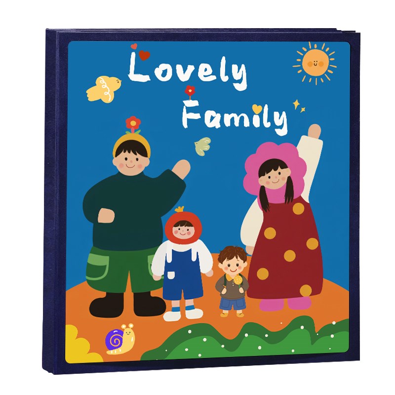 速发大家量容庭相册本寸念册宝宝成长相簿5寸6混合尺纪照片收纳六 - 图2