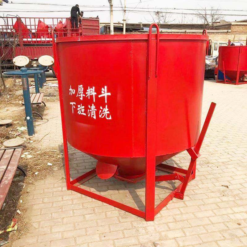 混凝土料斗2.5方圆形直口混凝土方形塔机料斗灌灰斗工地塔基料斗,淘宝优惠券,粉丝福利购,淘宝优惠卷