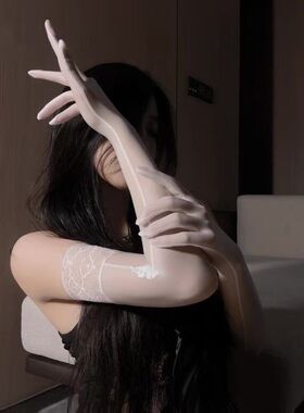 丝袜手套女士黑色紫色性