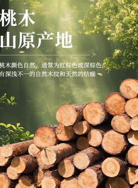 普陀山天然老桃木手串女款108颗佛珠木质檀香盘玩念珠文玩手链男