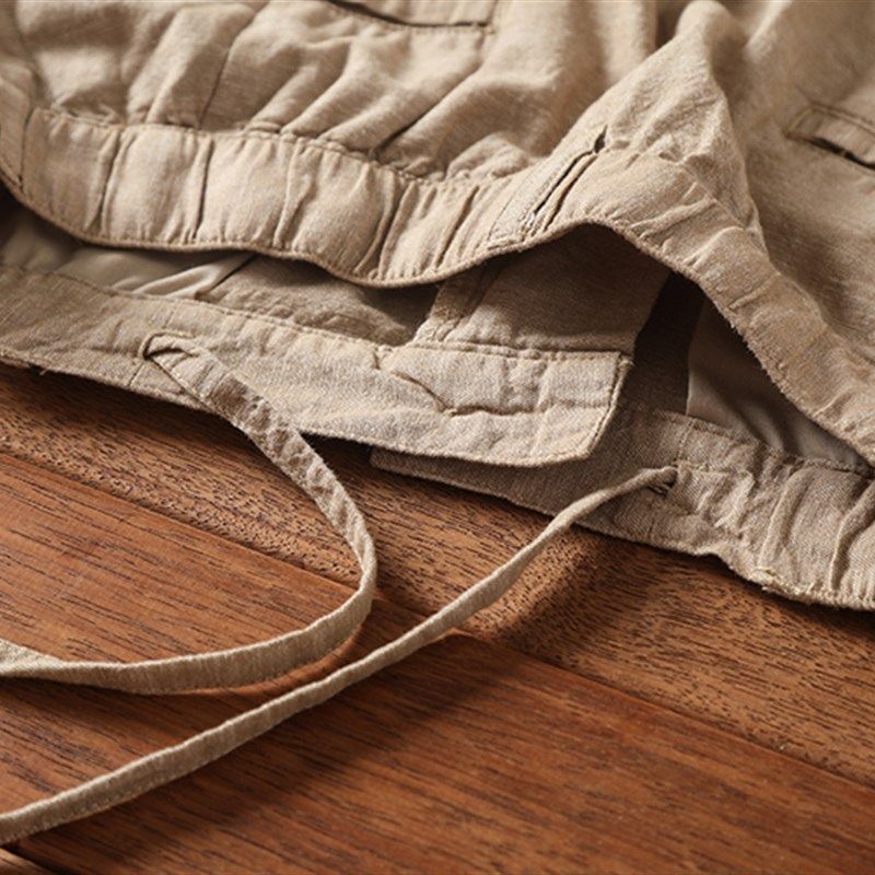 高品质日单 轻薄透气 柔软细腻 夏季男士时尚纯色麻裤直筒休闲裤,淘宝优惠券,粉丝福利购,淘宝优惠卷