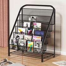 Press Shelf Book Newspaper Show Shelf Sub Magazine Shelf Exhibition Shelf Multilayer Containing Shelf Floor Newspaper Propaganda Information Shelf