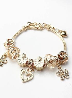 Women Heart Bracelets Jewellery Pulseira Feminina Bracelet