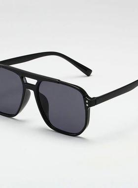 Vintage Men Women Big Sunglasses Men Square Shades Brand Des