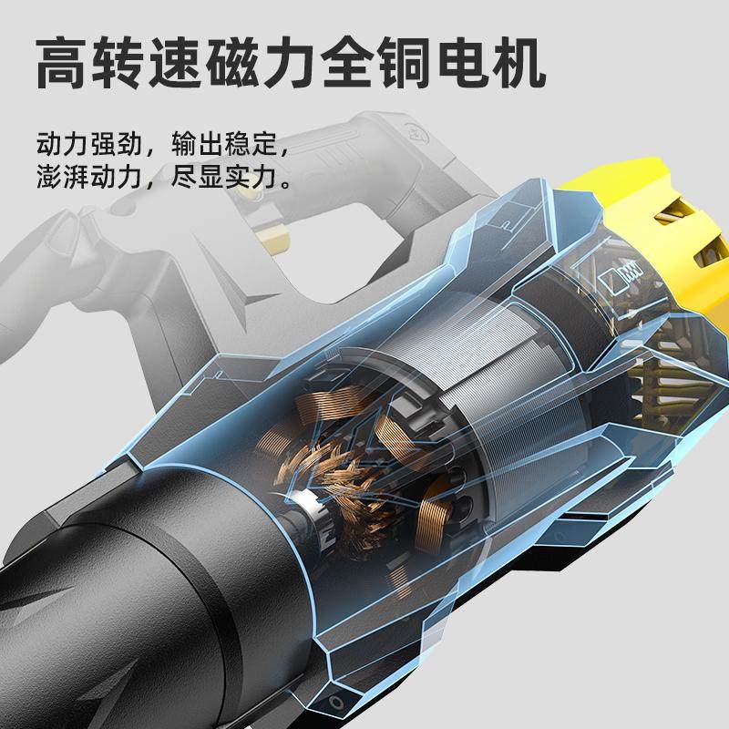 鼓风机大功率强力吹风机工业用吹灰尘树叶锂电暴风吹尘枪除雪神器,淘宝优惠券,粉丝福利购,淘宝优惠卷