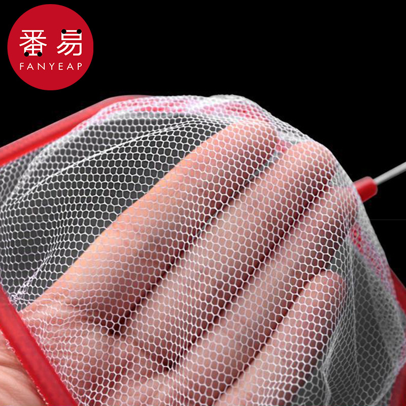 渔捞/小AE1pq801-鱼缸网捞观赏鱼户外便携网兜密捞鱼儿童手抄 - 图0