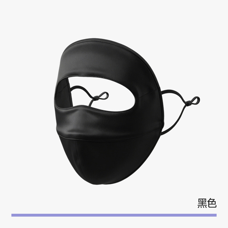 MissWiss100%真丝防晒面罩夏新款全脸遮阳医美敏感肌口罩脸基尼B