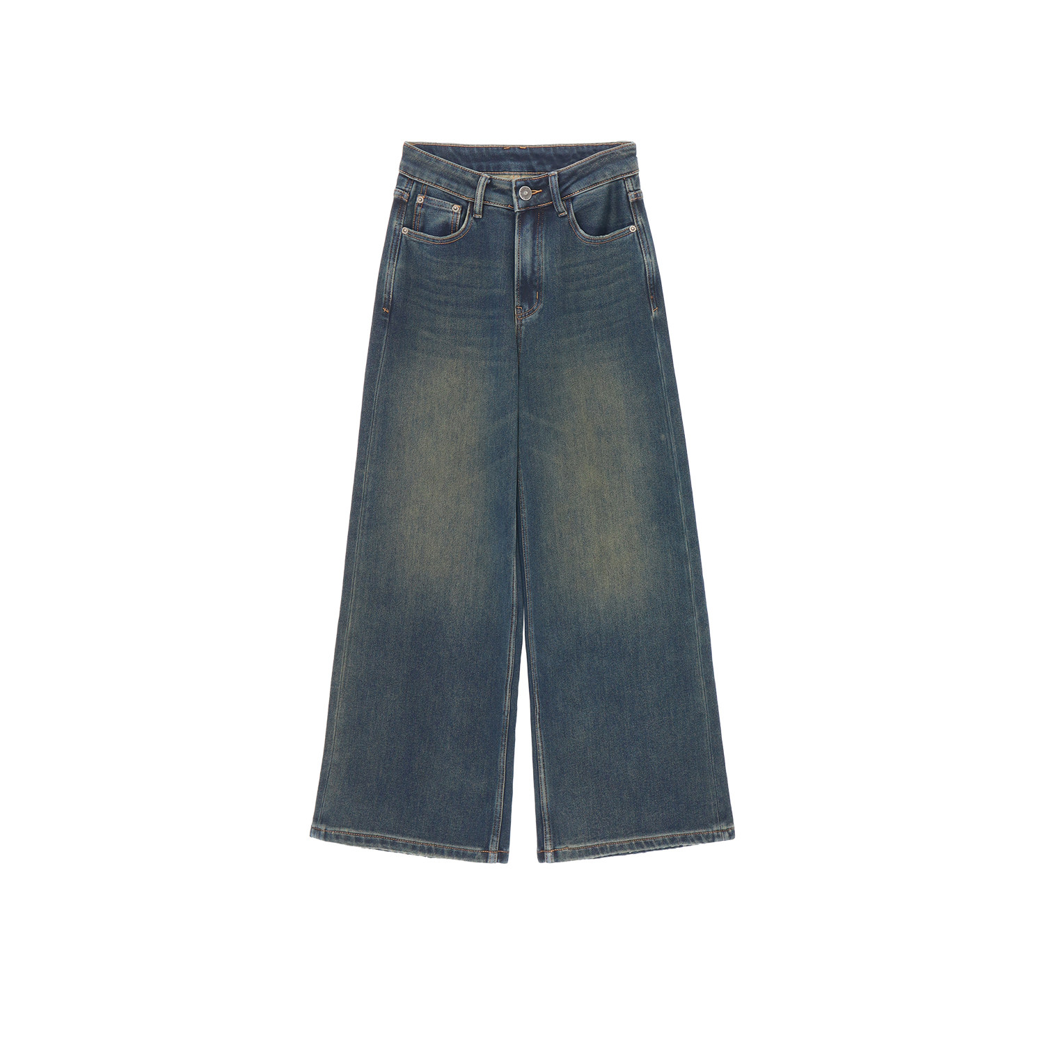 【镇店神裤】ZONA春季新款牛仔裤女宽松显瘦阔腿裤拖地裤 88301