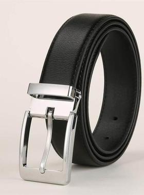 Mens Waist Belt Men Belts Leather Man For Jeans Black Male1