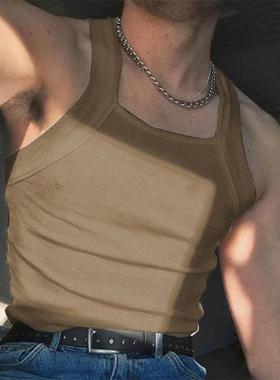 Men Tank Tops Sleeveless Gym Casual Vests PartyLuxury Cloth