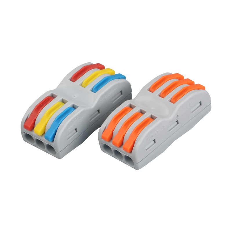 PCT快速二进二出接线端子筒灯电线连接器插拔式多功能防水并线器 - 图3