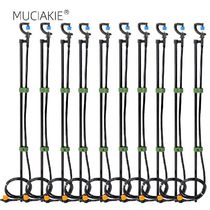 MUCIAKIE 10PCS 180 Degree Sprinklers on 50cm Black