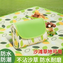 Outdoor special ground mat thickened outdoor camping picnic equipped waterproof portable spring Countryside Dining with foldable picnic cloth