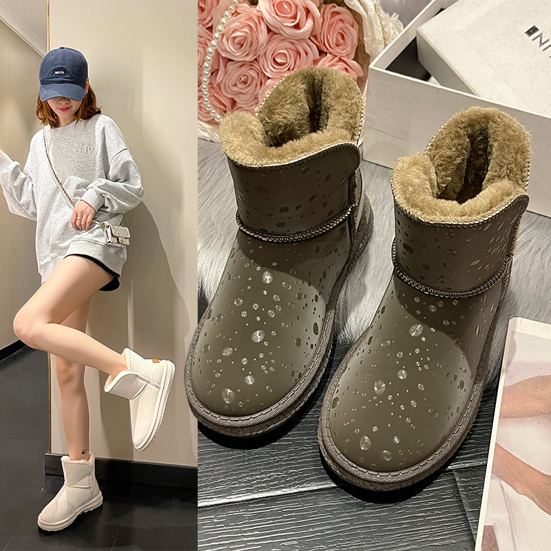 海伦娜厚底皮毛一体加厚保暖雪地靴女2023冬季加厚保暖雪地靴-第5张图片-提都小院