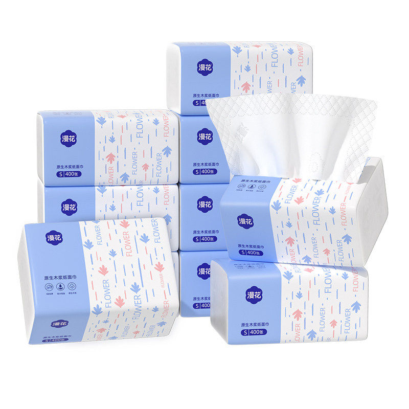 漫花300张加厚原生木浆纸巾五层家用实惠装整箱餐巾纸,淘宝优惠券,粉丝福利购,淘宝优惠卷