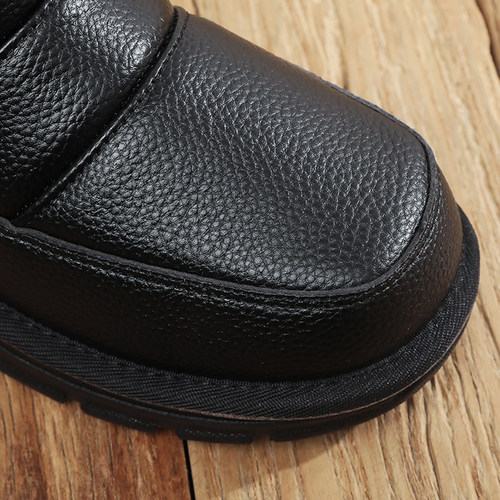 外贸东北加厚羊毛雪地靴高帮户外防滑男士大棉鞋抗寒防水棉靴软底 - 图1