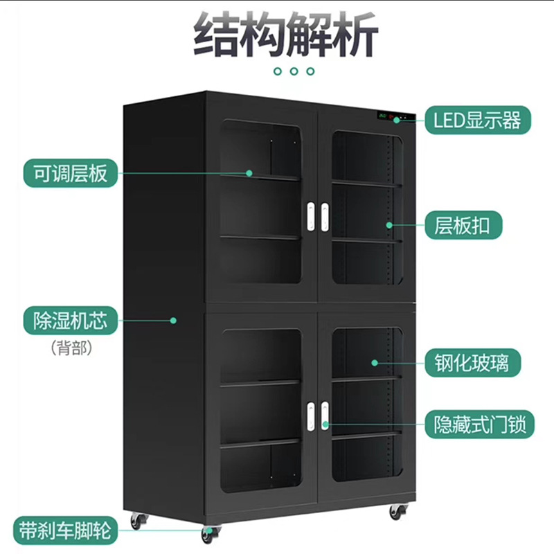 防潮箱防潮柜氮气柜工业干燥箱智能电子电控防静电IC件芯片除湿柜 - 图3