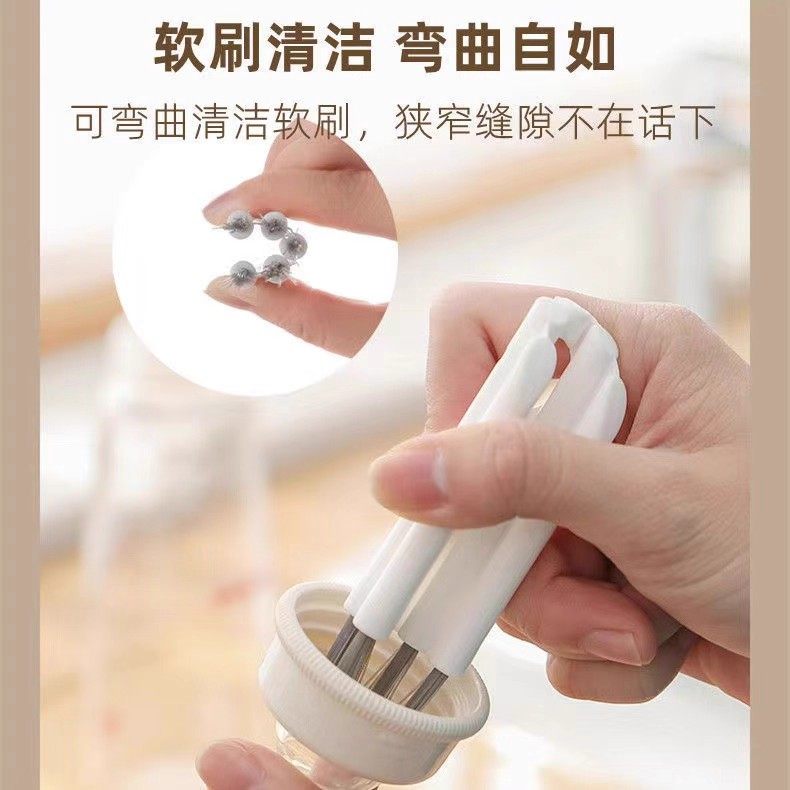 Keyboard brush cleaning brush to clean dust from gaps