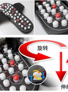 XIHAHA Spin Acupoint Massage Slippers Sandal for Men Women F