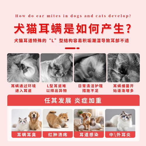 宠佳美猫咪耳螨专用药复方制霉菌素软膏宠物犬狗耳螨马拉色菌感染 - 图3