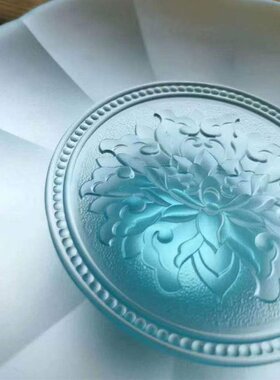 琉璃宝相花家用佛前供奉香炉果盘供灯净水杯花瓶佛像佛具用品大全