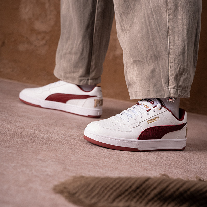 PUMA彪马板鞋男鞋女鞋2026新款红色马年本命年休闲鞋翻毛皮运动鞋,淘宝优惠券,粉丝福利购,淘宝优惠卷