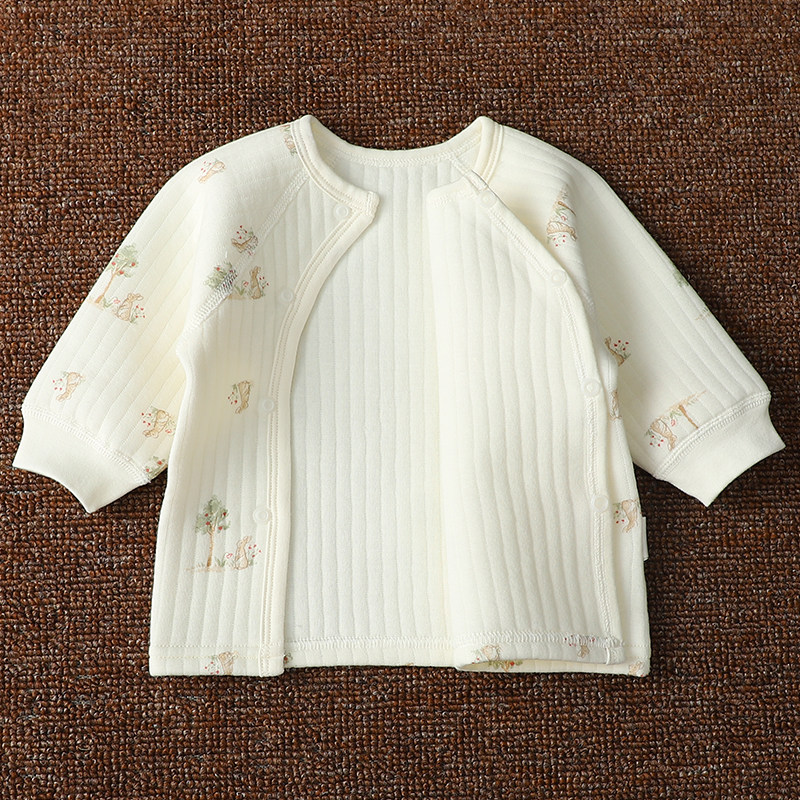 新生儿秋冬季保暖套装婴儿宝宝空调房薄棉打底衣服裤子夹棉两件套,淘宝优惠券,粉丝福利购,淘宝优惠卷